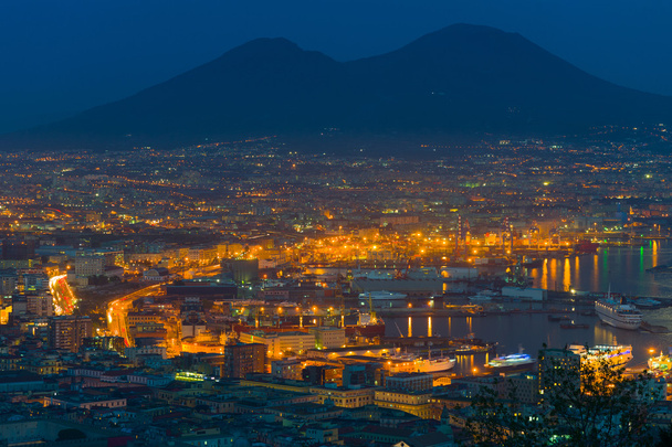 Naples in a summer night - Photo, Image