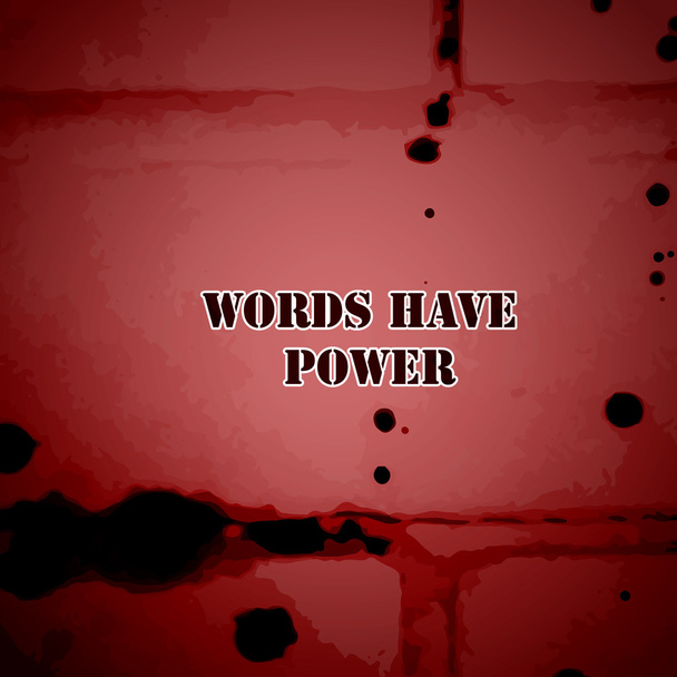 Слова имеют силу - Вектор,изображение