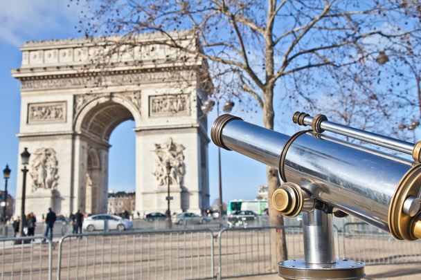 Париж - Триумфальная арка - Фото, изображение