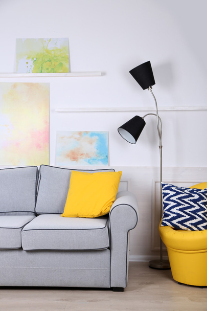 Beautiful modern living room - Fotografie, Obrázek