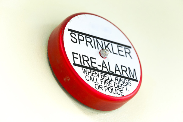Interrupteur d'alarme incendie sur le mur. - Photo, image