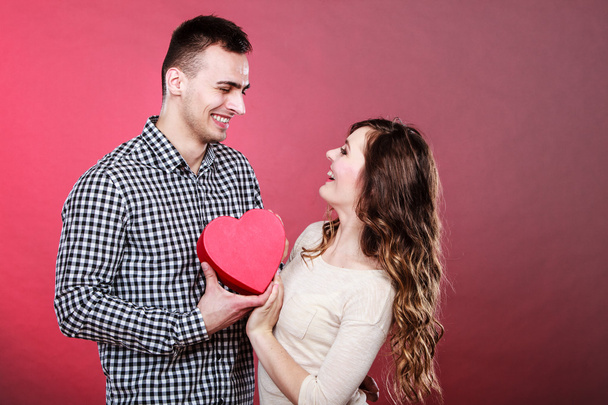 Couple on valentines day. Love concept. - Foto, afbeelding