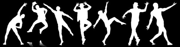Силуети танцюристів у концепції танців
 - Фото, зображення