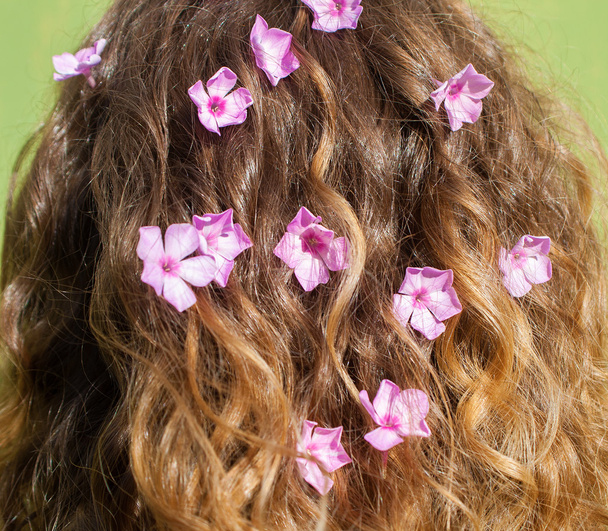 Květiny v vlasy - Fotografie, Obrázek