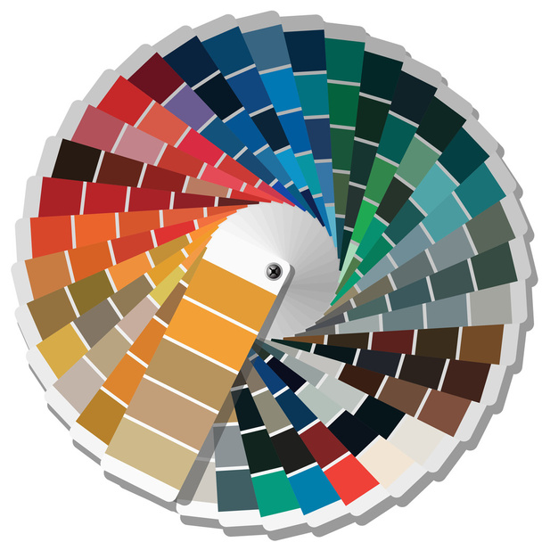 Color palette guide for printing industry. - Photo, Image