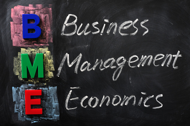 Acronimo di BME for Business Management Economics
 - Foto, immagini