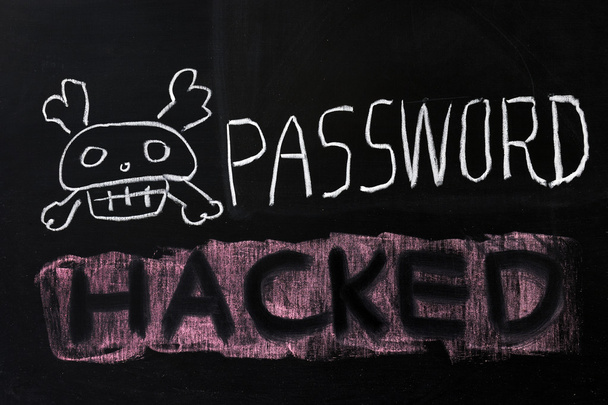 Passwort gehackt - Foto, Bild