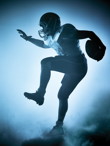 American football player silhouette - Valokuva, kuva