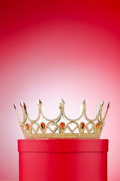 Golden crown against the background - Photo, Image