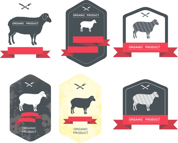 Illustrazione vettoriale di serie: set di etichette, badge ed elementi di design
 - Vettoriali, immagini