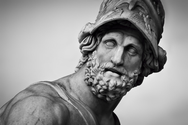 メネラウスの古代彫刻 - 写真・画像