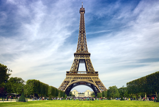 Beautiful photo of the Eiffel tower in Paris - Photo, Image