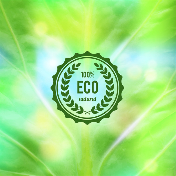 Groene eco-ontwerp - Vector, afbeelding
