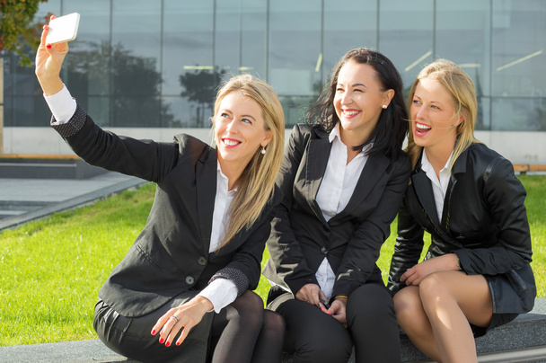 Happy business women - Valokuva, kuva