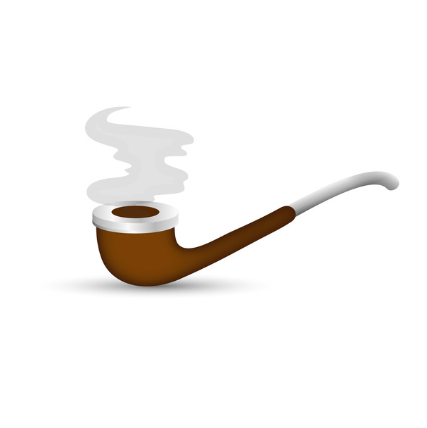 Smoking Pipe - Wektor, obraz