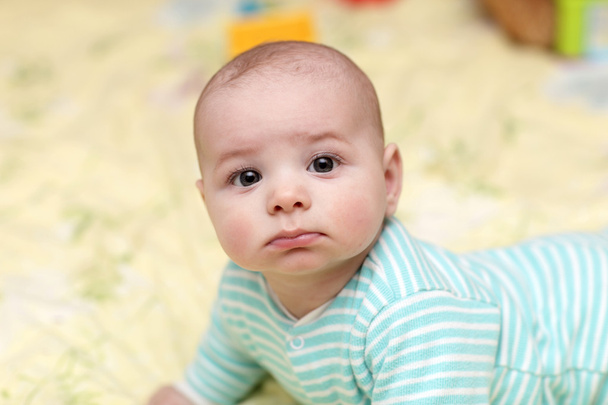 Portrait of sad baby - Foto, Imagen