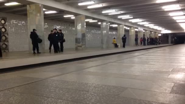 Moskauer U-Bahn ist eine der ältesten der Welt - Filmmaterial, Video