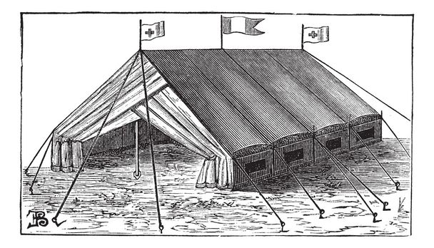 Двойная стеновая гравировка палатки
 - Вектор,изображение