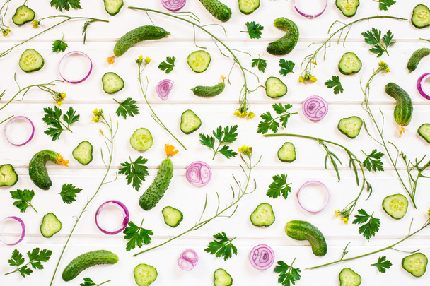 Background of raw vegetables. - Foto, immagini