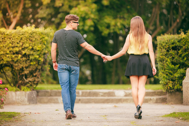 couple in love holding hands - Photo, Image