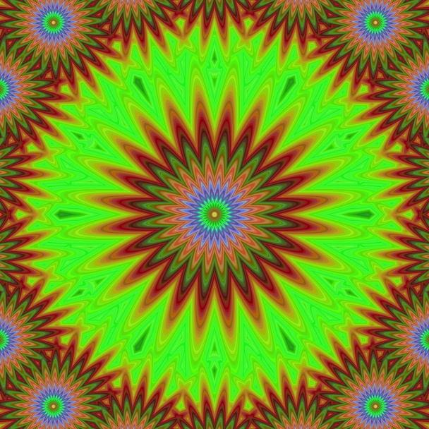 abstrait floral fractale mandala design fond
 - Vecteur, image