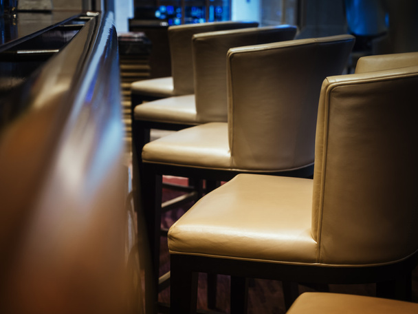 Bárszék ülések sor belső bár-étterem - Fotó, kép