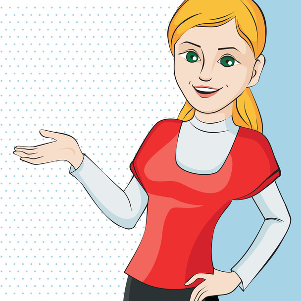 Character. Vector illustration. - Vector, Image