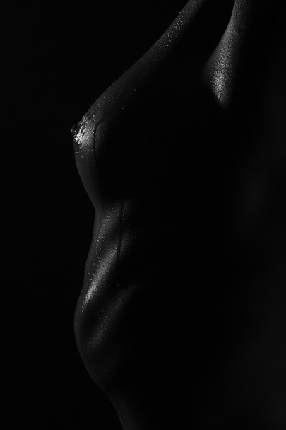 Wet female chest - Foto, imagen