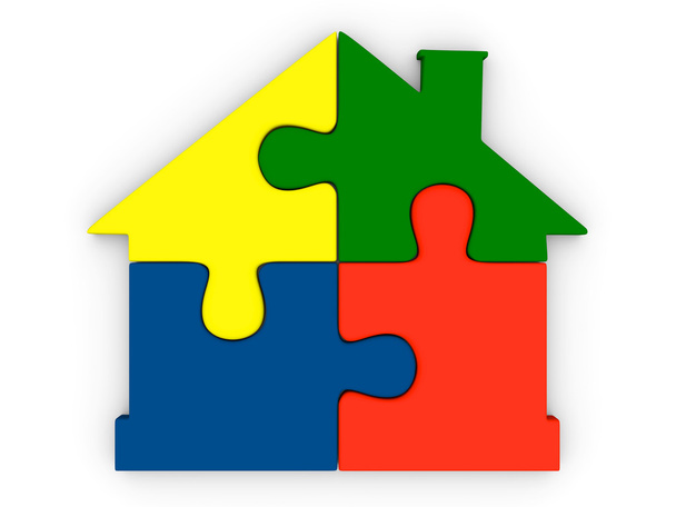 Puzzle house - 写真・画像