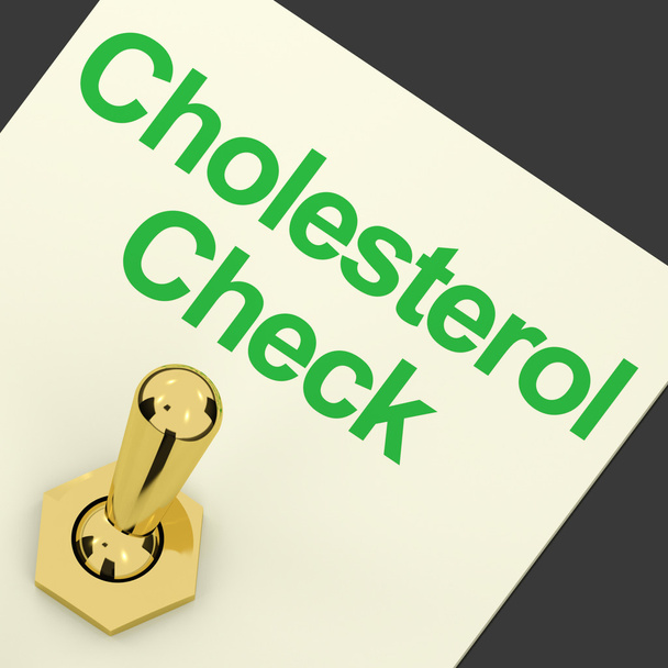 Cholesterol Check Switch As Check For Hdl Level - Photo, Image