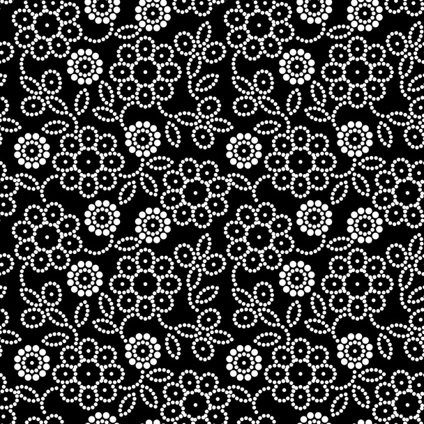 абстрактный цветочный узор
 - Вектор,изображение