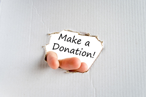 Fare un concetto di testo di donazione
 - Foto, immagini