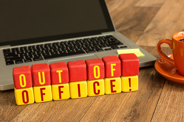 Out of Office written on cubes - Photo, Image