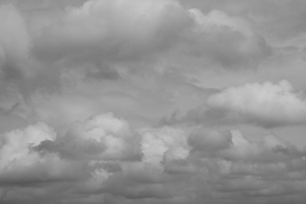 灰色の雲空 - 写真・画像