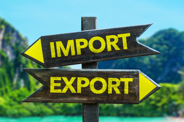 Importación - Señalización de exportación
 - Foto, Imagen