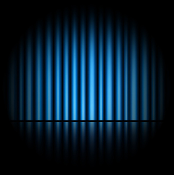 Curtain of blue background - Vector, Image