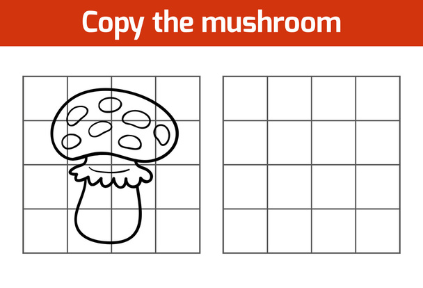 Copier l'image : champignon
 - Vecteur, image