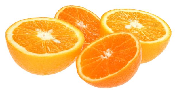 Orange and tangerine slices. - Foto, Imagen