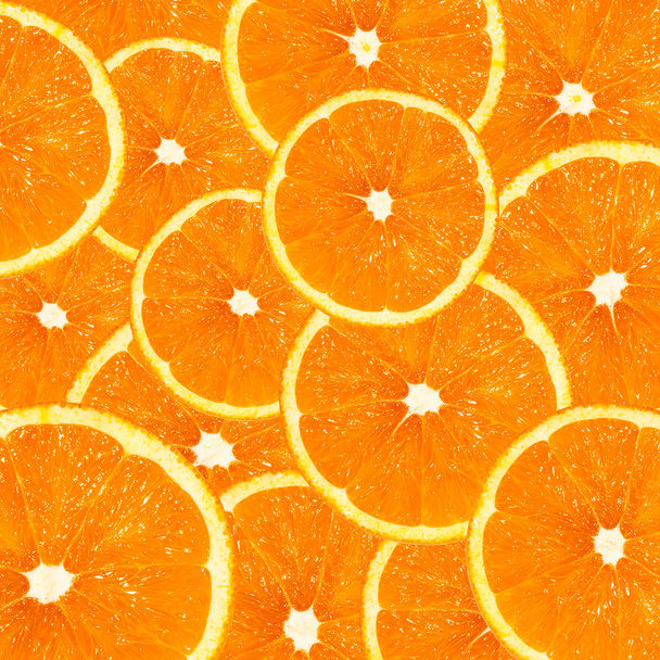 Concepto de comida saludable. Fondo con cítricos de rodajas de naranja. Imagen en collage
. - Foto, Imagen
