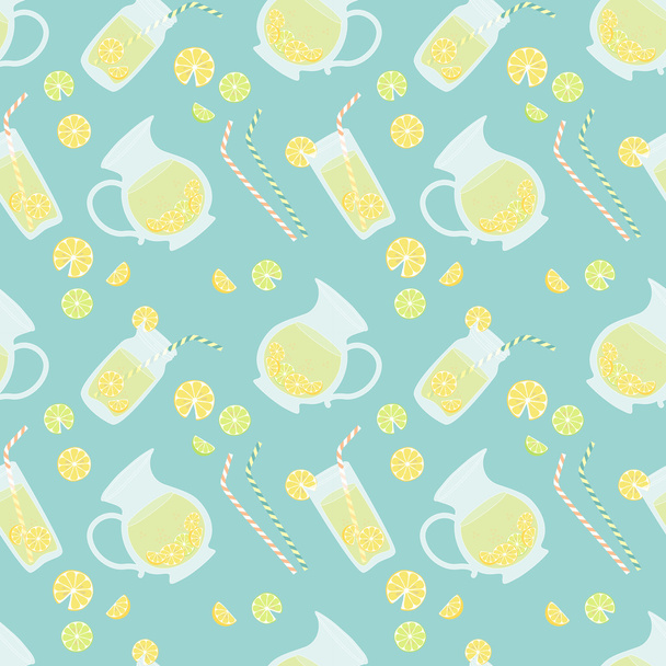 seamless pattern Fresh Lemonade - Вектор,изображение