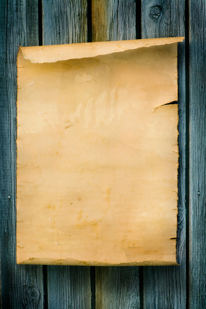Art Western sinal de estilo Velho papel de rolagem e madeira
 - Foto, Imagem