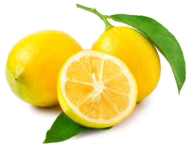 zwei Zitronen eine halbiert - Foto, Bild