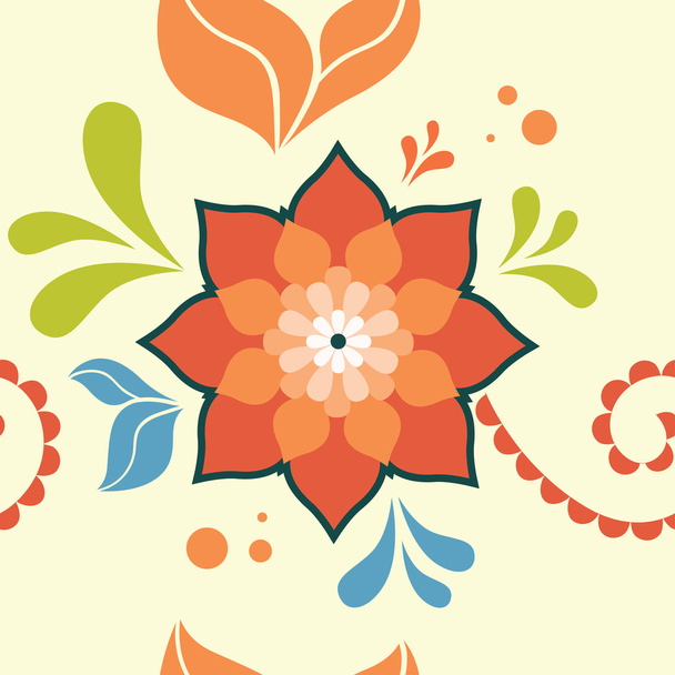 Flower pattern seamless - Vector, afbeelding
