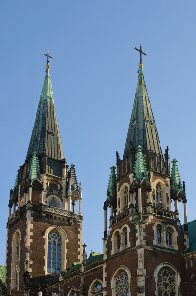 Torony a templom a Szent Erzsébet - Fotó, kép