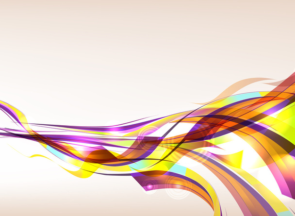 Abstract Colorful Background Flow - Vector, Image
