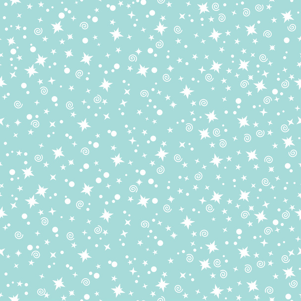 pattern with Christmas stars - Vector, afbeelding