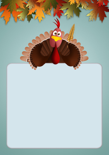 Turkije achtergrond voor Thanksgiving Day - Foto, afbeelding