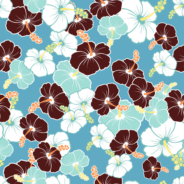 Hawaiian Seamless Pattern - Вектор,изображение