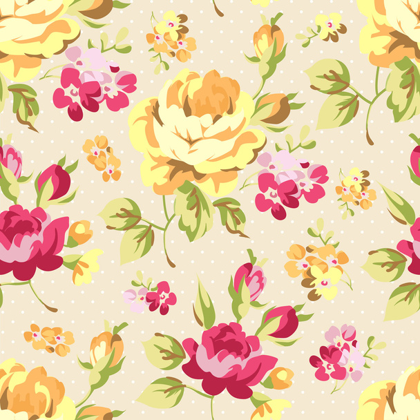 Beautiful floral seamless pattern. - Vettoriali, immagini
