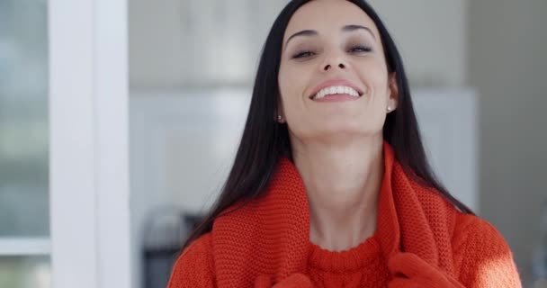 Kış moda kadın - Video, Çekim